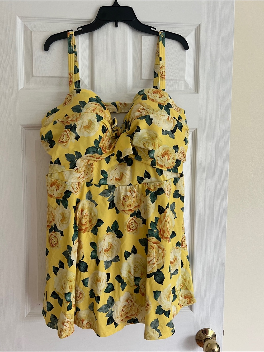 torrid Yellow Floral One-Piece Swimdress